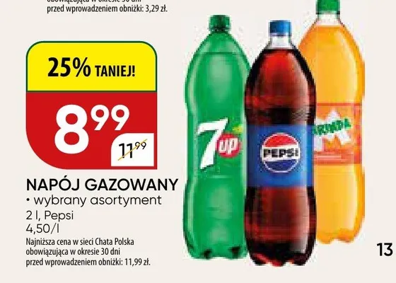 Napój gazowany Pepsi promocja w Chata Polska