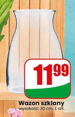 Wazon szklany promocja w Dino