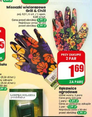 Rękawice ogrodowe promocja w Dino