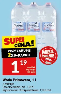 Woda Primavera promocja w Twój Market