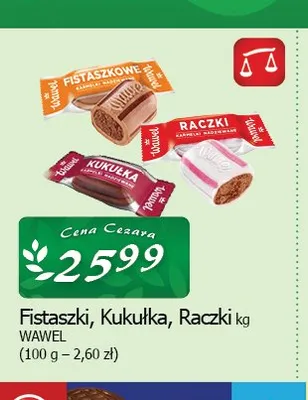 Cukierki Raczki Wawel promocja w CEZAR Delikatesy