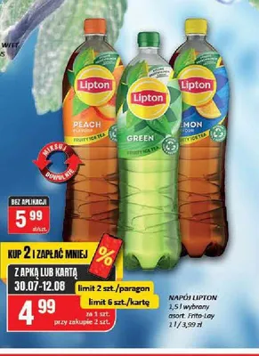 Napój Lipton Ice Tea Lemon promocja w Chorten