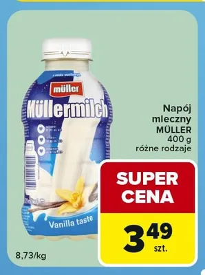 Napój mleczny Müller promocja w Carrefour Express