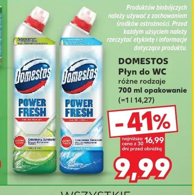 Płyn do WC Domestos Power Fresh promocja w Kaufland