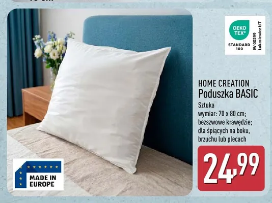 Poduszka BASIC Home Creation promocja w Aldi
