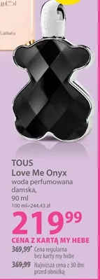Woda perfumowana damska Love Me Onyx promocja w Hebe