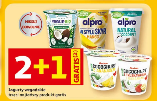 Jogurt wegański Alpro w stylu skyr Mango promocja w Auchan