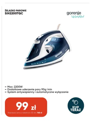 Żelazko parowe Gorenje promocja w Max Elektro