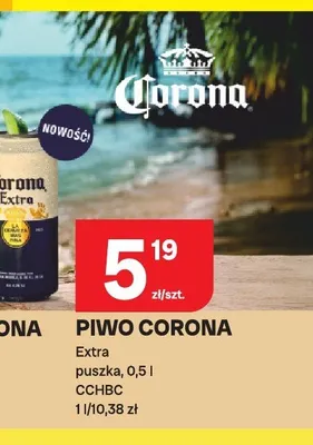 Piwo Corona Extra promocja w Chorten