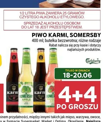 Piwo Karmi promocja w Stokrotka
