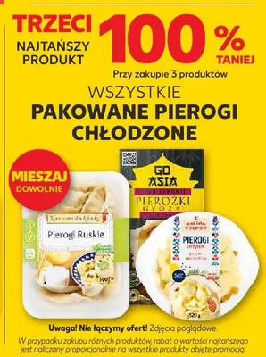 Pakowane pierogi chłodzone wszystkie rodzaje promocja w Kaufland