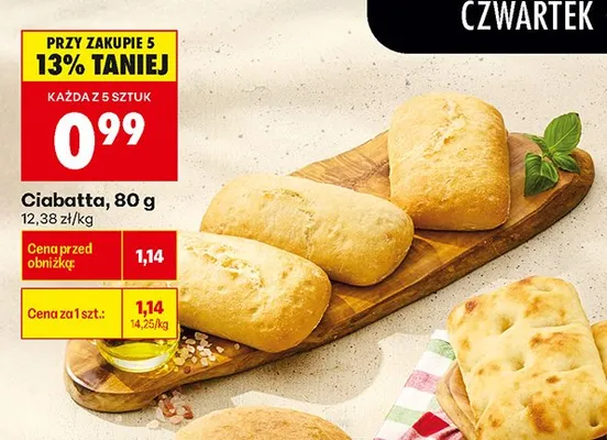 Ciabatta promocja w Biedronka