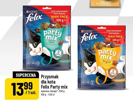 Przysmak dla kota Felix Party Mix Original promocja w POLOmarket
