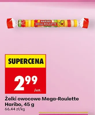 Żelki owocowe Mega-Roulette Haribo promocja w Biedronka