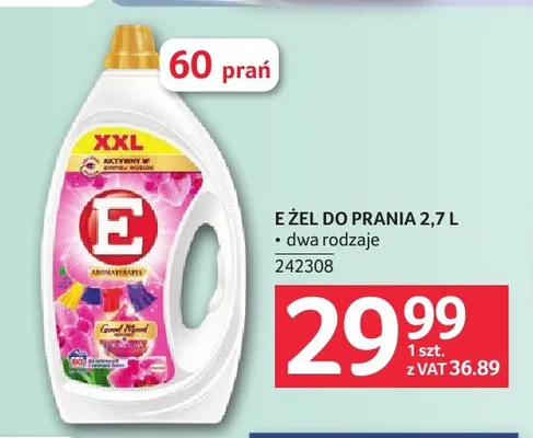Żel do prania E promocja w Selgros