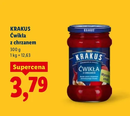 Ćwikła z chrzanem 300 g promocja w Lidl