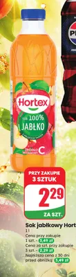 Sok jabłkowy Hortex promocja w Dino