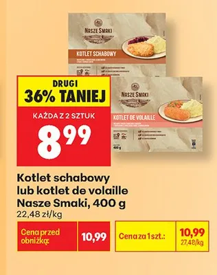 Kotlet de volaille Nasze Smaki promocja w Biedronka