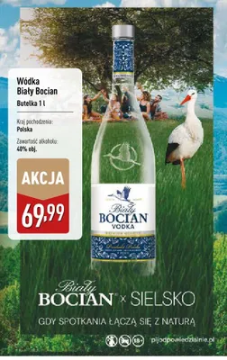 Wódka Biały Bocian promocja w Aldi