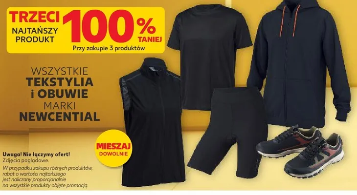 Tekstylia i obuwie Newcential promocja w Kaufland