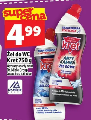Żel do WC 750ml promocja w TOPAZ