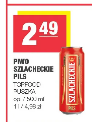 Piwo Szlacheckie Pils promocja w SPAR