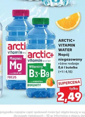 Napój niegazowany Arctic+ Vitamin Water Witaminy B3+B9 Immunity promocja w Kaufland