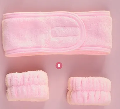 Opaska do włosów z 2 opaskami na nadgarstki promocja w Biedronka