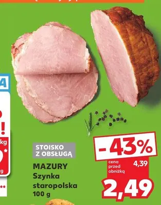 Szynka staropolska Mazury promocja w Kaufland