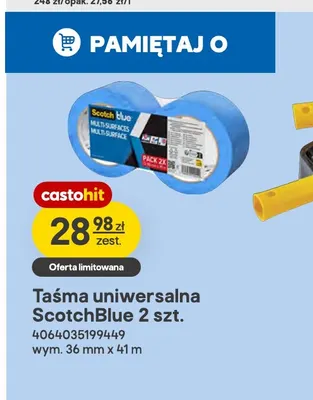 Taśma uniwersalna ScotchBlue 2-pak promocja w Castorama