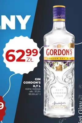 Gin Gordon's London Dry promocja w Duży Ben