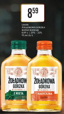 Likier różne rodzaje promocja w Dino