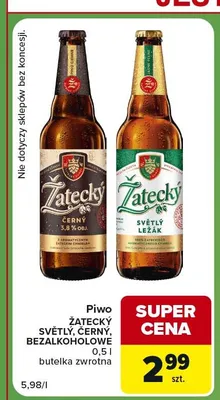 Piwo Žatecký Světlý promocja w Carrefour Express
