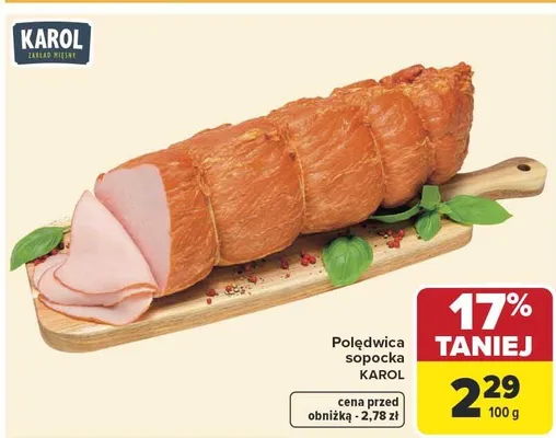 Polędwica sopocka Karol promocja w Carrefour Market