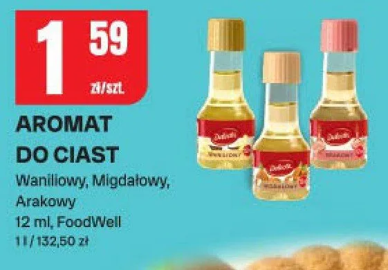 Aromat do ciast: Waniliowy, Migdałowy, Arakowy promocja w Chorten