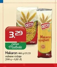 Makaron Ot.Co promocja w MALINKA
