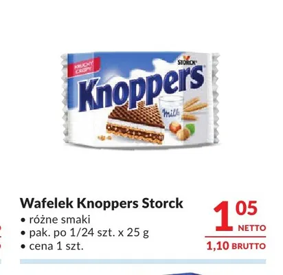 Wafelek Knoppers Storck promocja w Makro