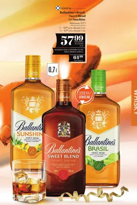 Ballantine's Sunshine Wyborowa 0,7l promocja w POLOmarket