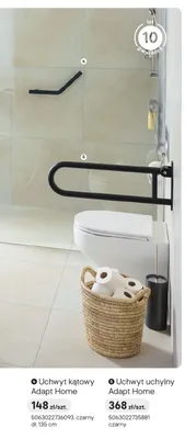 Uchwyt kątowy Adapt Home czarny dł. 135 cm promocja w Castorama