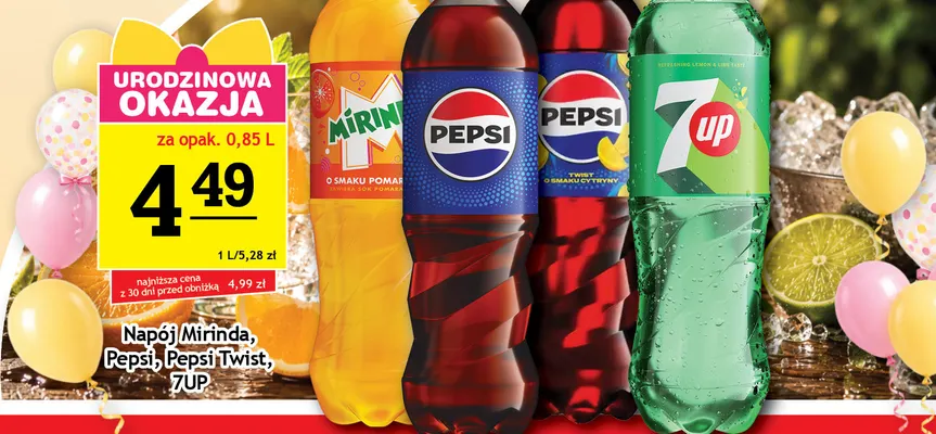 Napój gazowany Mirinda promocja w Gram Market