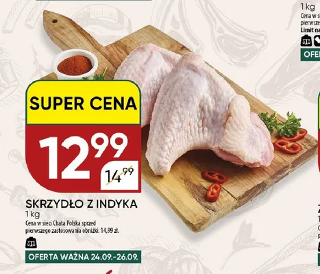 Skrzydło z indyka promocja w Chata Polska