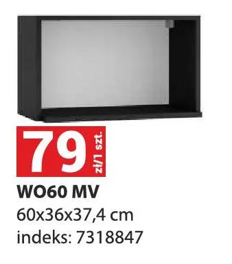 Szafka kuchenna WO60 MV 60x36x37,4cm indeks 7318847 promocja w Merkury Market