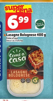 Lasagne Bolognese Come a Casa promocja w TOPAZ
