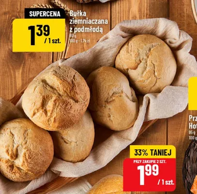 Bułka ziemniaczana z podmłodą promocja w POLOmarket