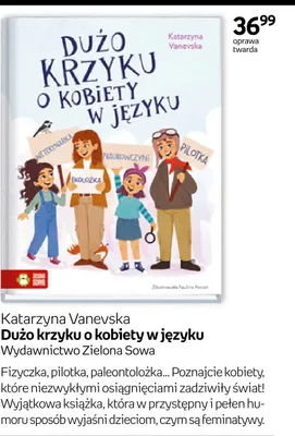 Książka dużo krzyku o kobiety w języku promocja w Empik