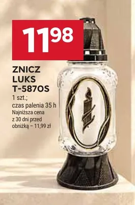 Znicz Luks T-587OS promocja w Stokrotka