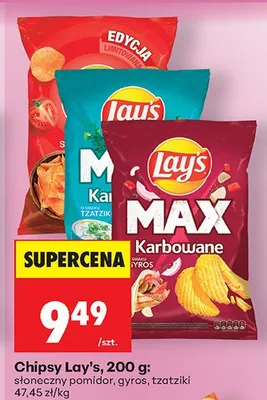 Chipsy Lay's słoneczny pomidor promocja w Biedronka