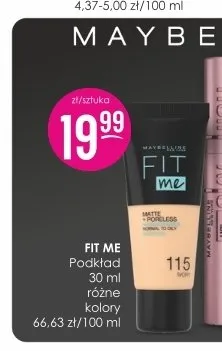 Podkład Maybelline Fit Me promocja w Drogerie Jasmin