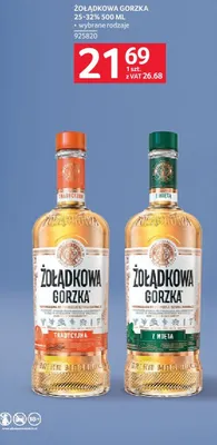 Wódka Żołądkowa Gorzka 25-32% wybrane rodzaje 925820 promocja w Selgros