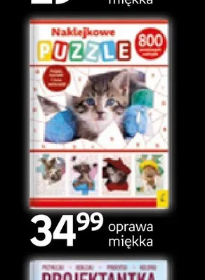 Książka Naklejkowe Puzzle 800 promocja w Empik